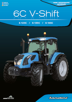 Traktörler 4wd Landini 6-125C V-Shift