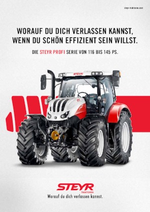 Belediye traktörleri Steyr 4115 Profi