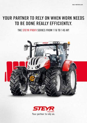 Compact Utility Tractors Steyr 4125 Profi CVT