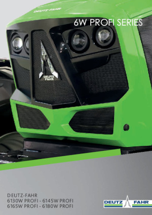 4WD Tractors DEUTZ-FAHR 6165W Profi