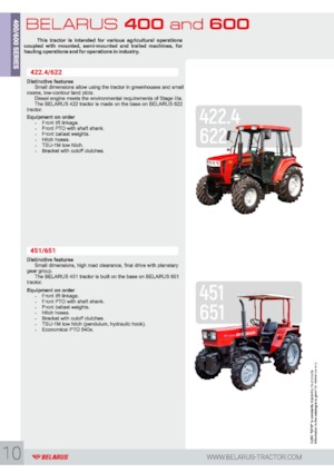 4WD Tractors Belarus 622