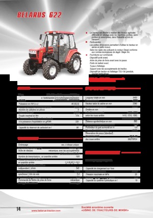 4WD Tractors Belarus 622