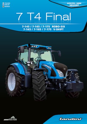 4WD Tractors Landini 7-175 Robo-Six