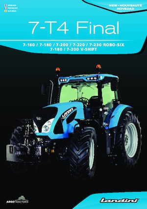 4WD Tractors Landini 7-175 Robo-Six