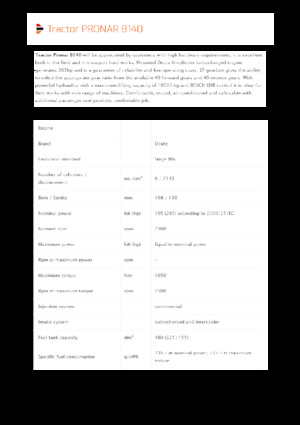 4WD Tractors Pronar 8140