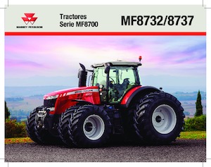 4WD Tractors Massey Ferguson 8732	