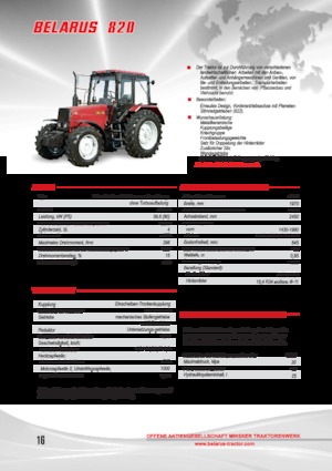 4WD Tractors Belarus 922.4