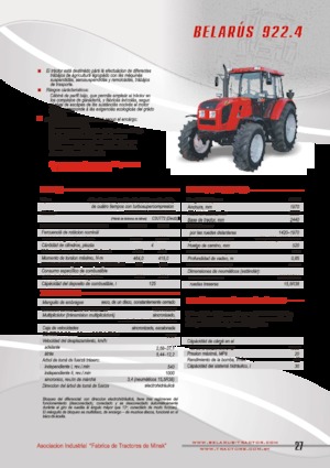 4WD Tractors Belarus 922.4