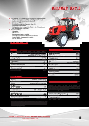 4WD Tractors Belarus 923.3
