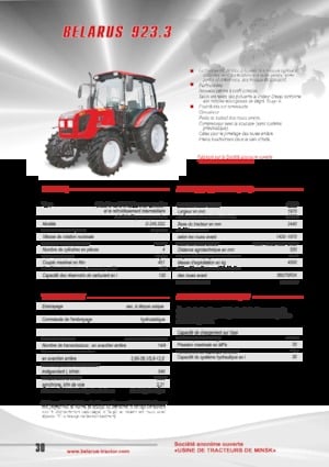 4WD Tractors Belarus 923.3