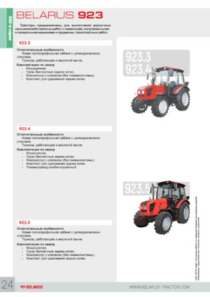 4WD Tractors Belarus 923.3