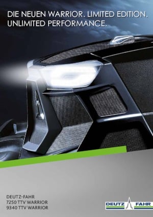 4WD Tractors DEUTZ-FAHR 9340 TTV Warrior