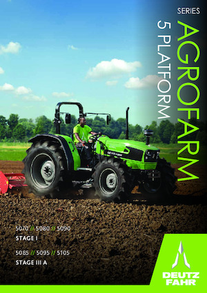 Traktörler 4wd DEUTZ-FAHR Agrofarm 5090