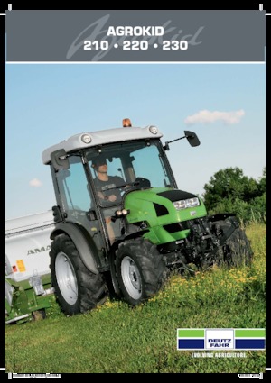 4WD Tractors DEUTZ-FAHR Agrokid 230 Basso