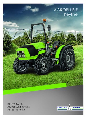 4WD Tractors DEUTZ-FAHR Agroplus F 80.4 Keyline