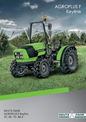 4WD Tractors DEUTZ-FAHR Agroplus F 80.4 Keyline