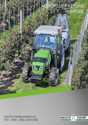 4WD Tractors DEUTZ-FAHR Agroplus F 80.4 Keyline