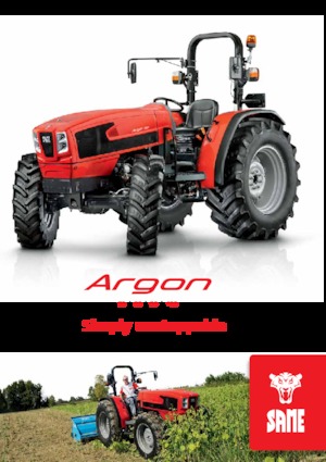 4WD Tractors SAME Argon 90