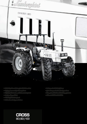 Traktörler 4wd Lamborghini Cross 75