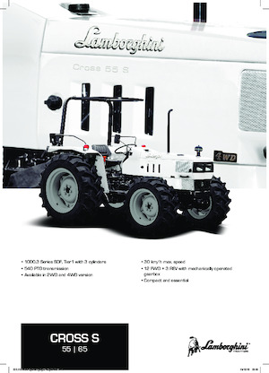 Traktörler 4wd Lamborghini Cross S 55