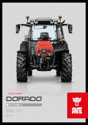 4WD Tractors SAME Dorado 95 