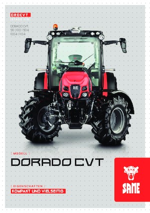 4WD Tractors SAME Dorado CVT 100.4 
