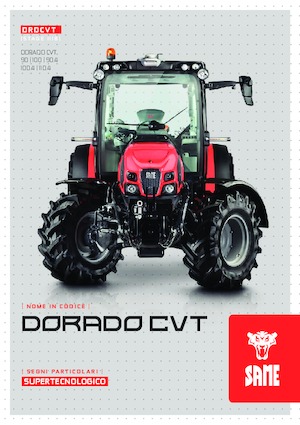 4WD Tractors SAME Dorado CVT 100.4 