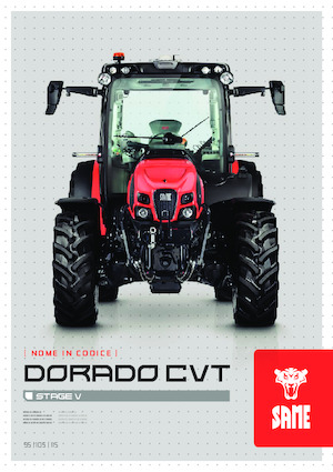 4WD Tractors SAME Dorado CVT 95 