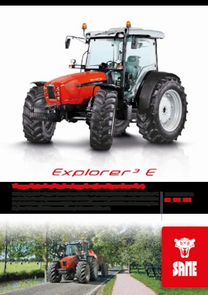 4WD Tractors SAME Explorer³ E 115