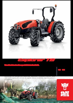 4WD Tractors SAME Explorer 115 TB