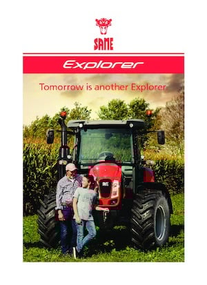 4WD Tractors SAME Explorer 110 HD