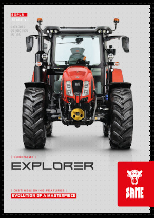 4WD Tractors SAME Explorer 125