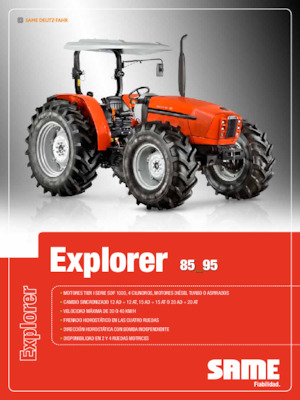 4WD Tractors SAME Explorer 85