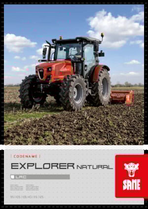 4WD Tractors SAME Explorer Natural 115 