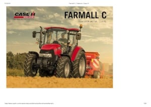 4WD Tractors Case IH Farmall 75 C Basis