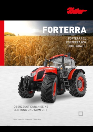 4WD Tractors Zetor Forterra 150 HD