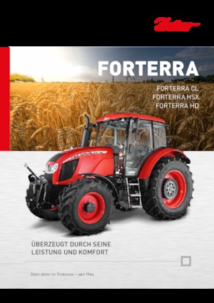 4WD Tractors Zetor Forterra CL 130