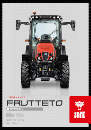 4WD Tractors SAME Frutteto Platform 100