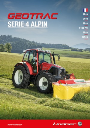 4WD Tractors Lindner Geotrac 74 ep