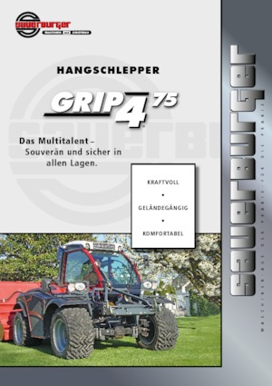 4WD Tractors Sauerburger GRIP 4-75 Premium