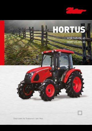 4WD Tractors Zetor Hortus HS 65