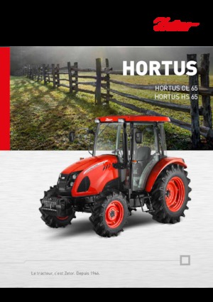 4WD Tractors Zetor Hortus HS 65