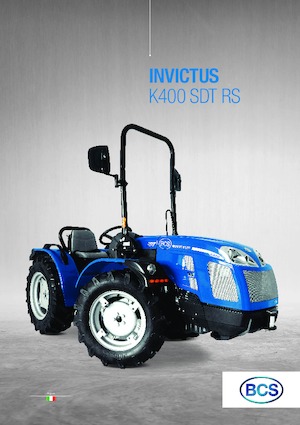 Traktörler 4wd BCS Invictus K400 SDT RS