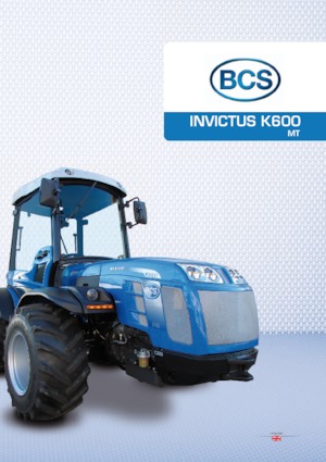 Traktörler 4wd BCS Invictus K600 MT