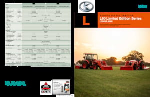 Traktörler 4wd Kubota L3560HSTC-LE