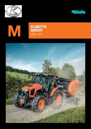 4WD Tractors Kubota M5111