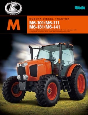 4WD Tractors Kubota M 6-111