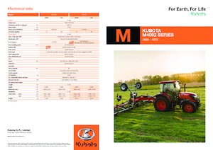 4WD Tractors Kubota M4062