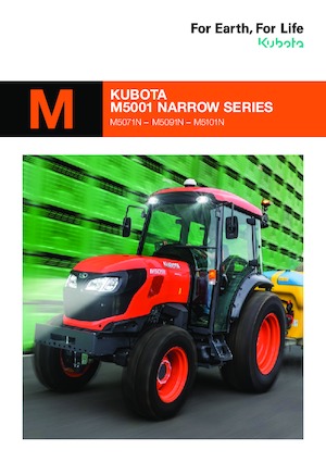Traktörler 4wd Kubota M5091N