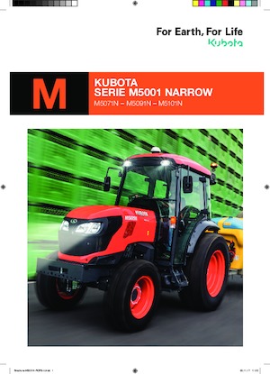 Traktörler 4wd Kubota M5091N